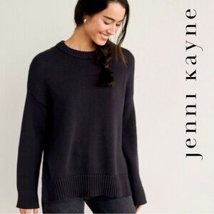 Jenni Kayne Boyfriend Crewneck Sweater Size S